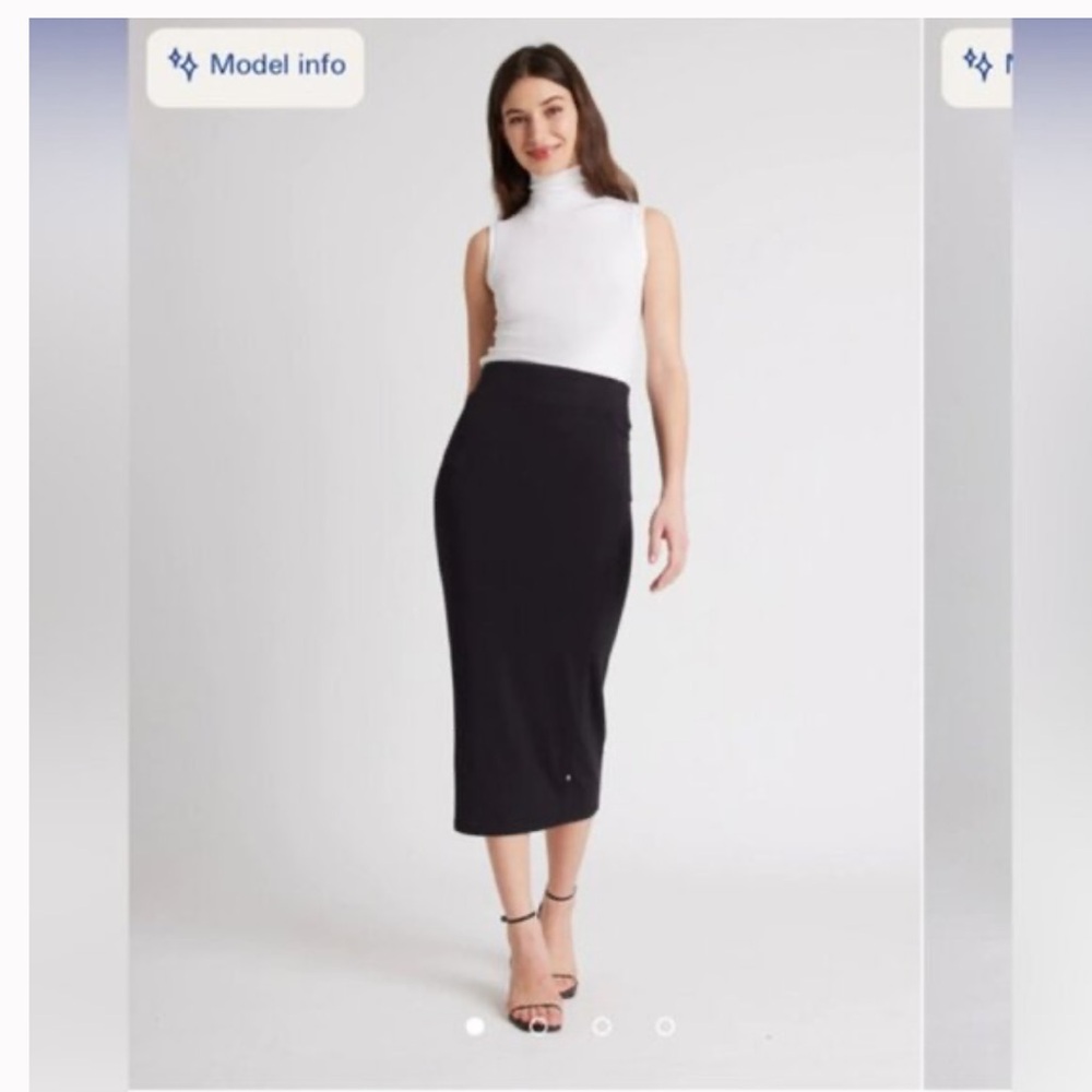 Kit + Ace Black Happy Pencil Skirt Size XS